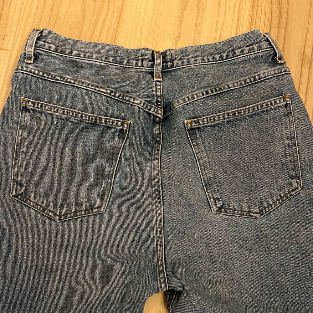 AGOLDE Vintage Flare Jeans A127-1141 High Rise Organic Cotton Made in USA - Picture 7 of 9